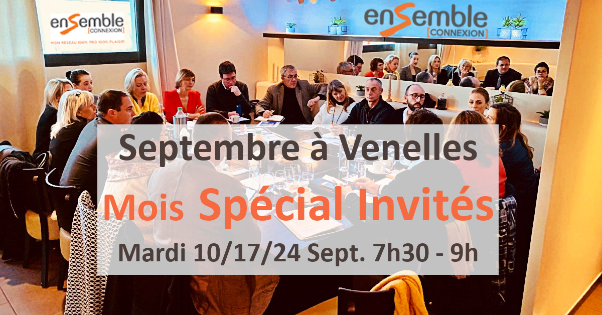 Septembre au Club Venelles : le mois spécial invités [Café Connect] by ENSEMBLE CONNEXION