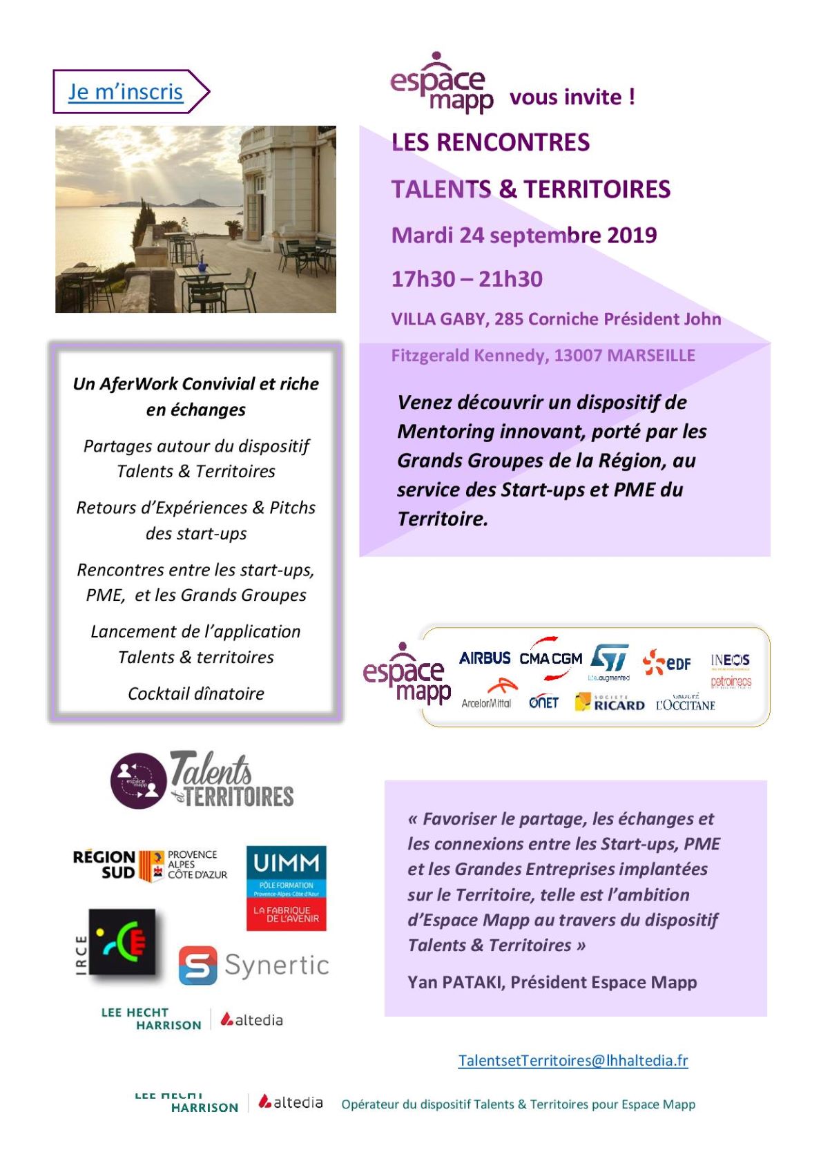 « Rencontre Talents & Territoires : un Mentoring agile »