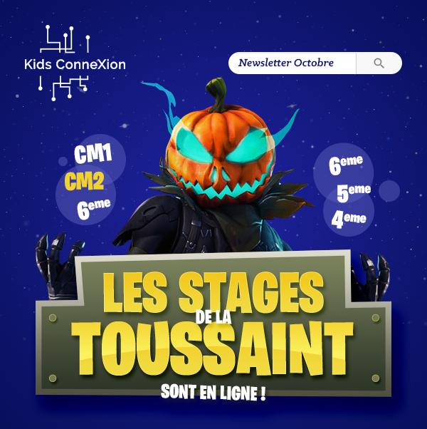 Stages numériques créatifs vacances de la Toussaint pour les 9/14 ans