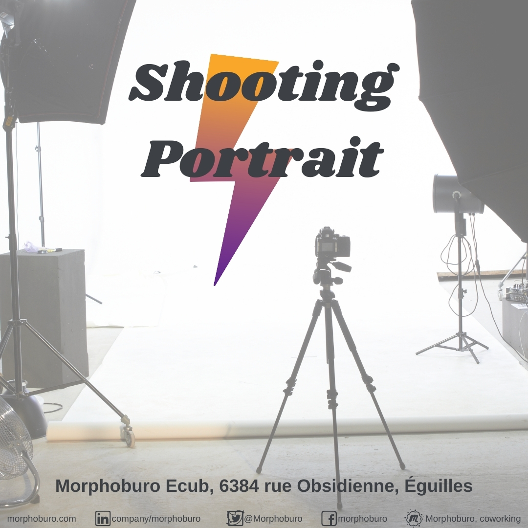 Séance de shooting portrait professionnel