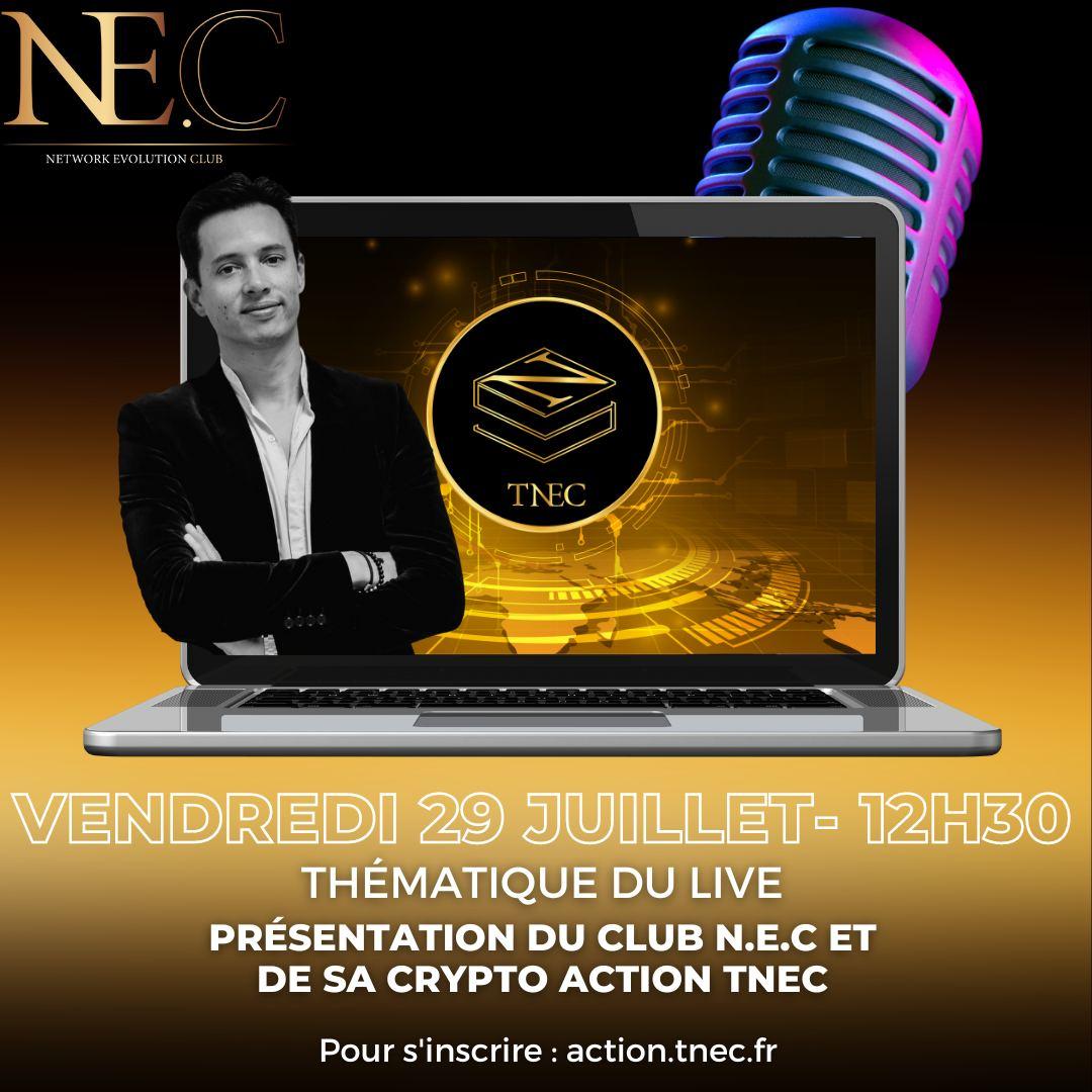 LIVE Le Club NEC et sa crypto