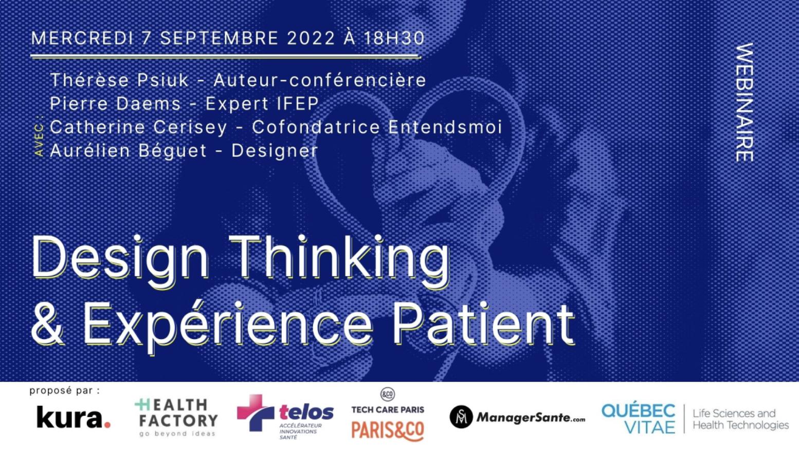 Webinaire – Design Thinking & Expérience Patient