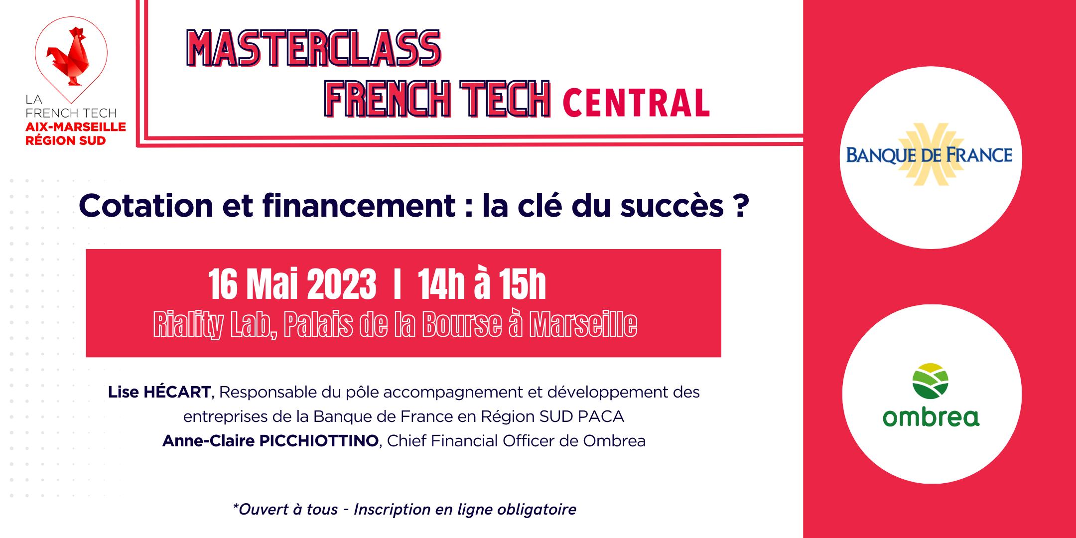 Masterclass French Tech Central