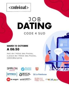 Job Dating Code4Sud : Recrutez votre futur alternant dans les métiers du numérique !