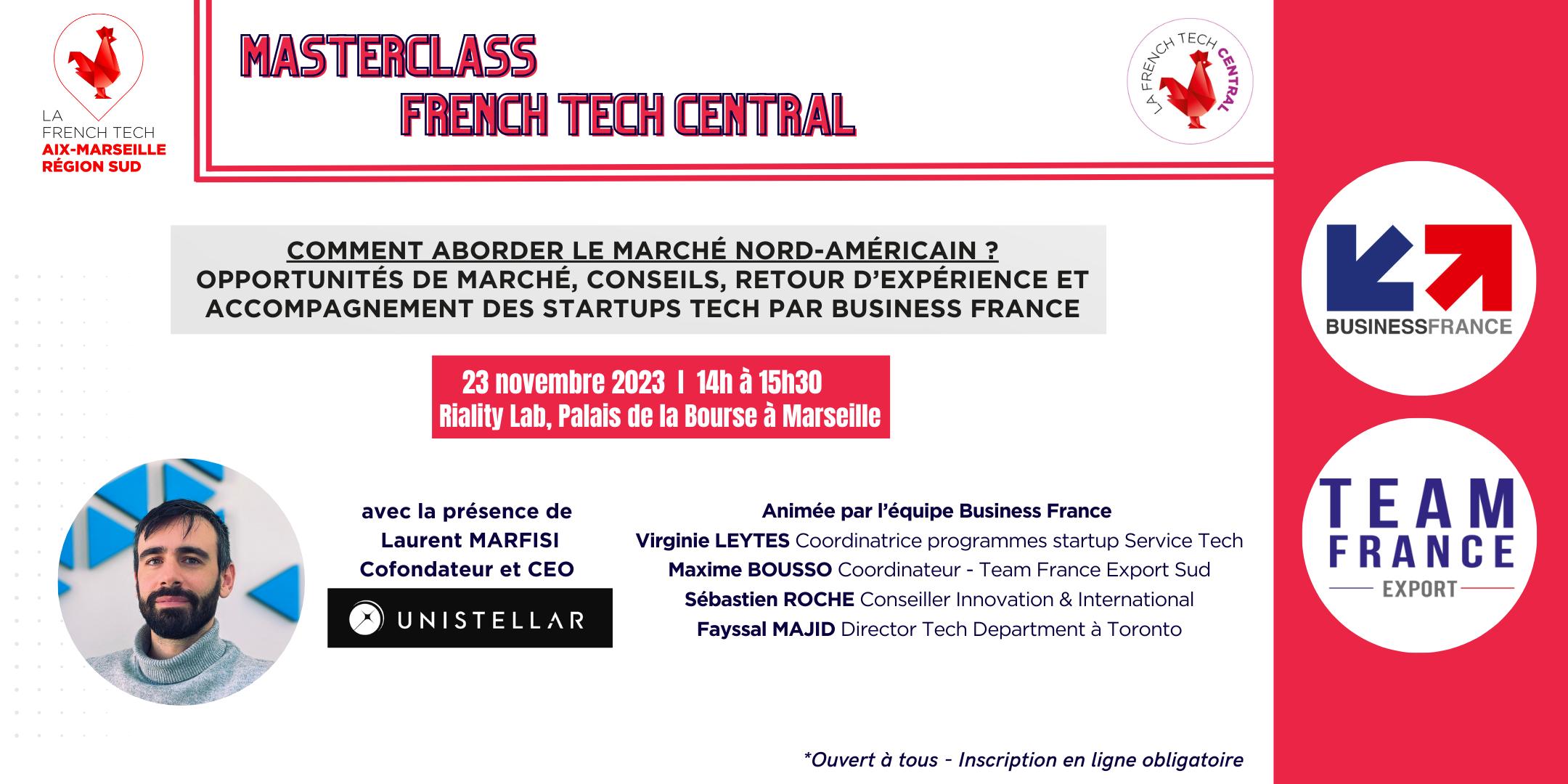 Masterclass French Tech Central – Business France x UNISTELLAR