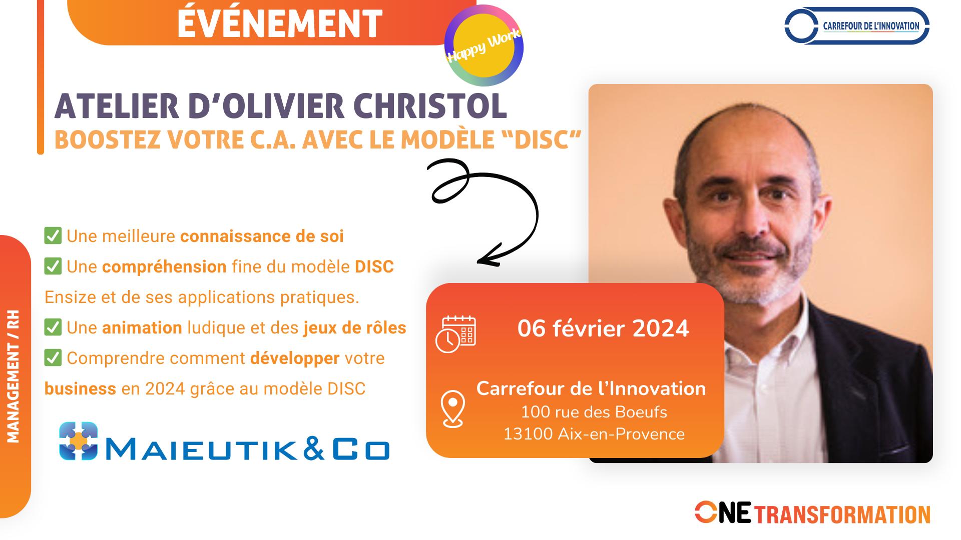 Atelier DISC: Olivier Christol