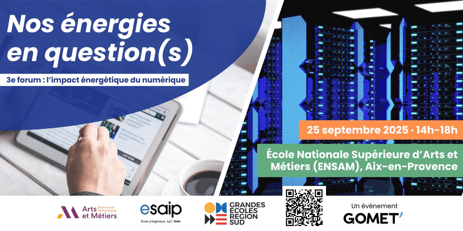 3e Forum “Nos énergies en question(s)” : l’impact énergétique du numérique en débat