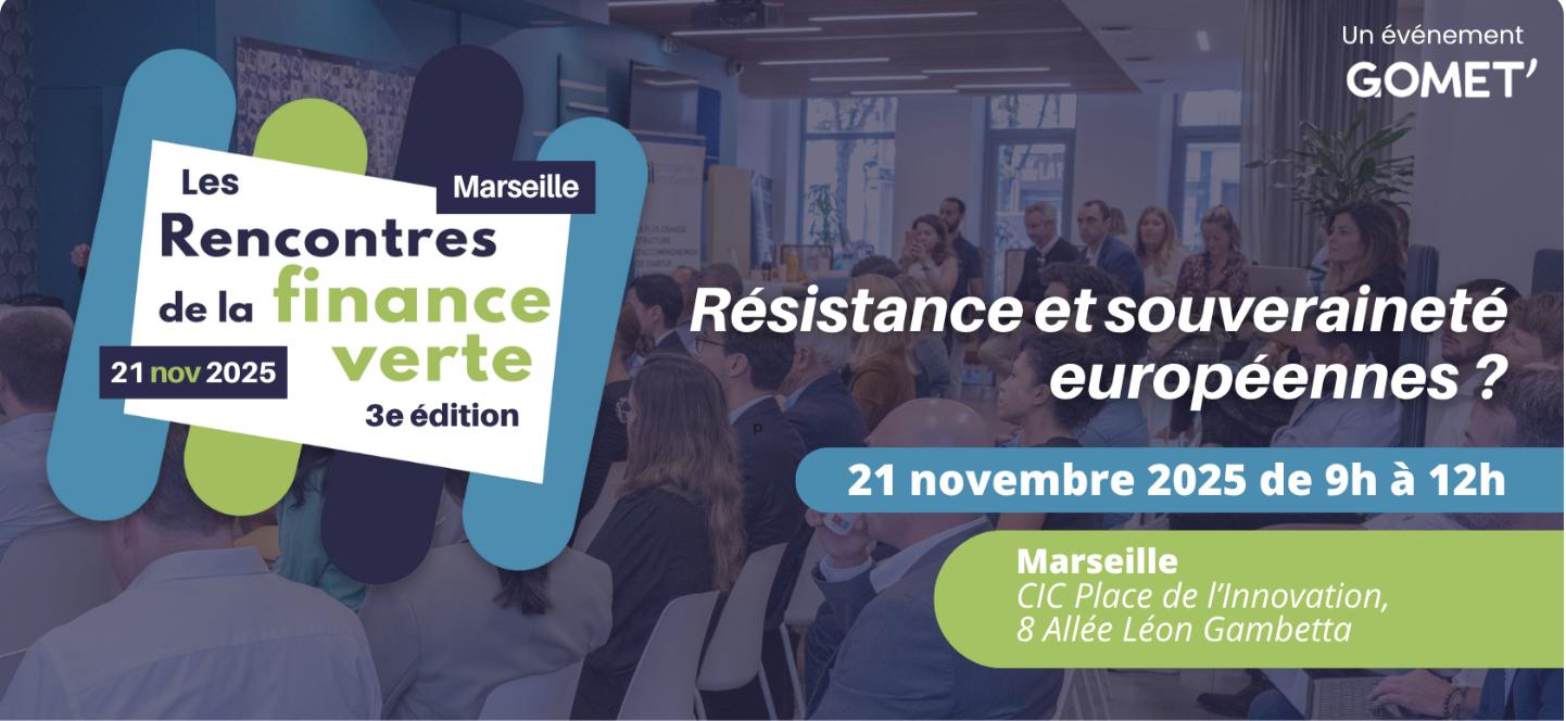 Les rencontres de la Finance verte – 3ᵉ édition