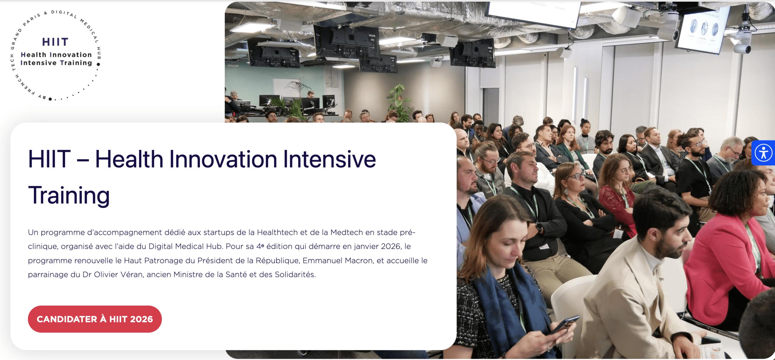 HIIT – Health Innovation Intensive Training