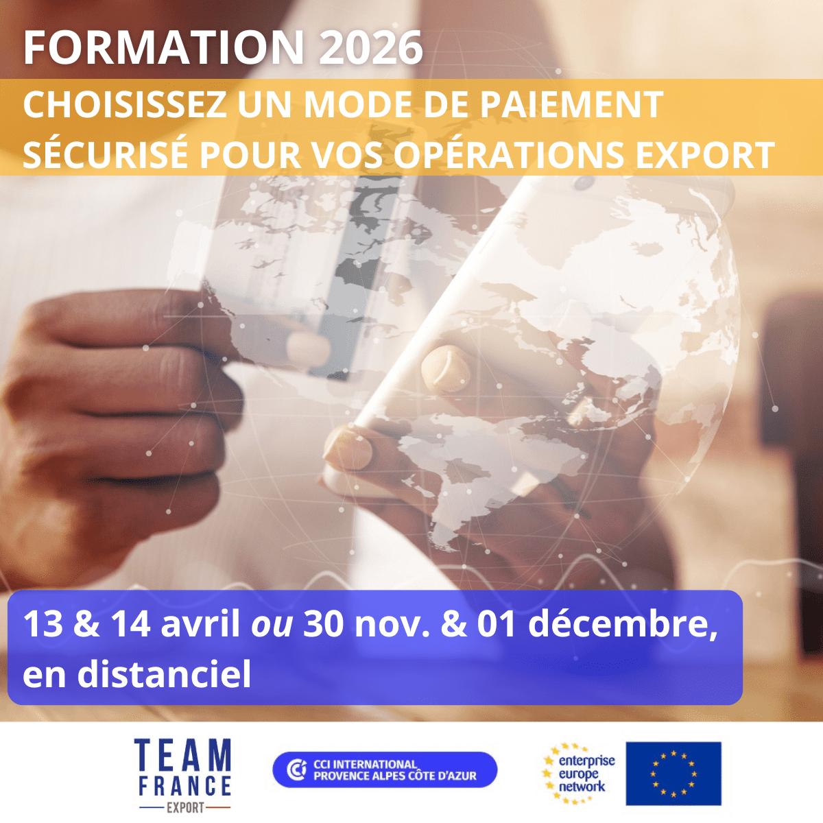 Formation paiement export