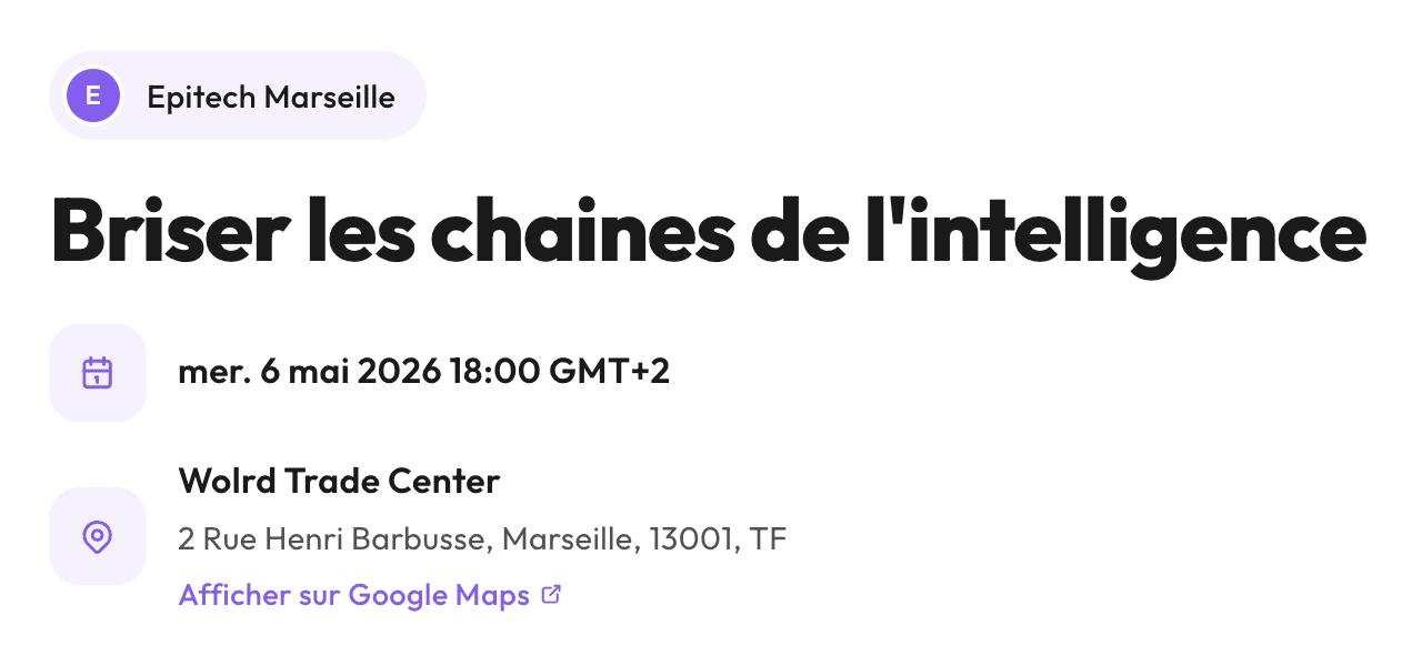 Briser les chaines de l&rsquo;intell