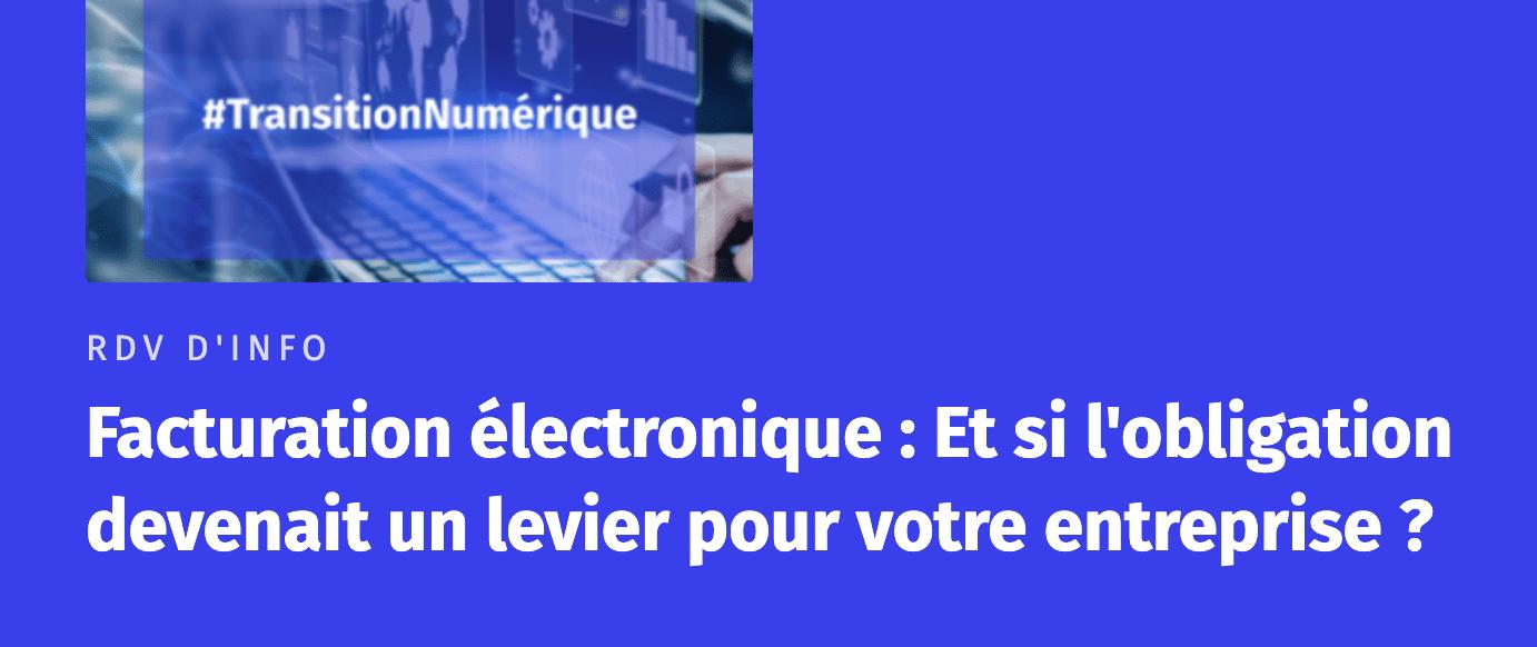 Atelier réforme e-facturation