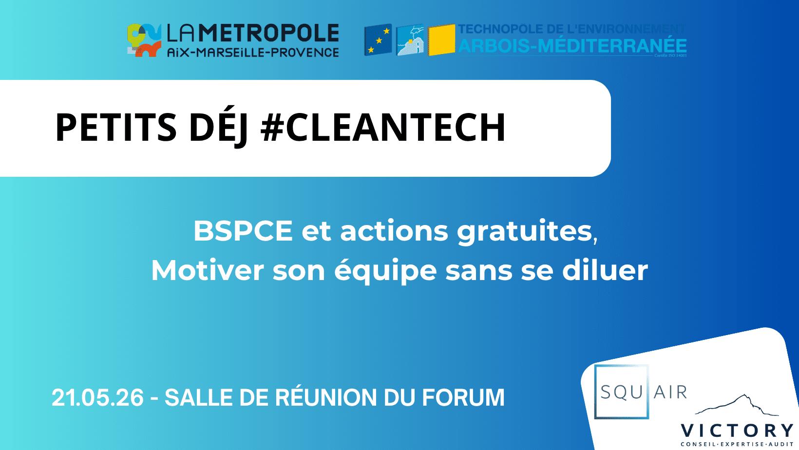 Petit Dej #Cleantech