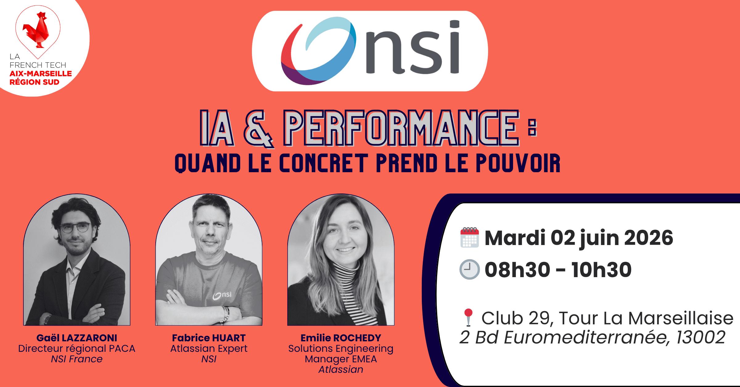 Petit-déjeuner NSI France – IA & performance: quand le concret prend le pouvoir