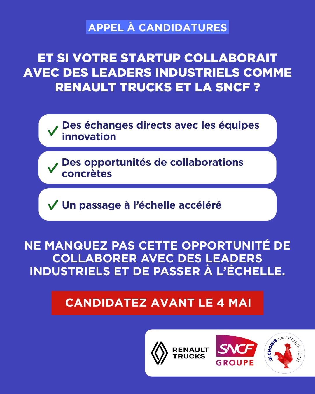 Je Choisis La French Tech x Renault Trucks x SNCF