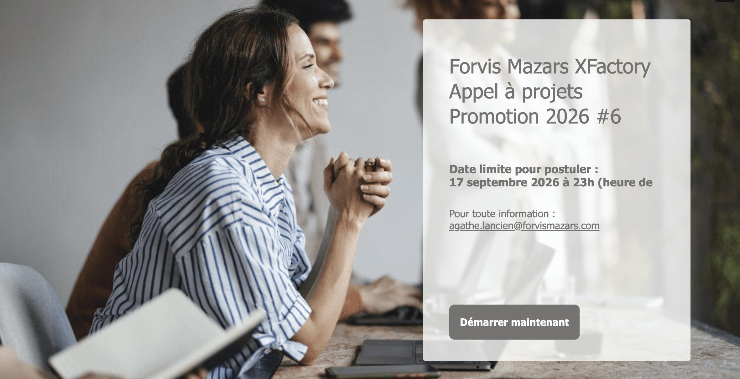 Forvis Mazars XFactory – Promotion 2026 #6