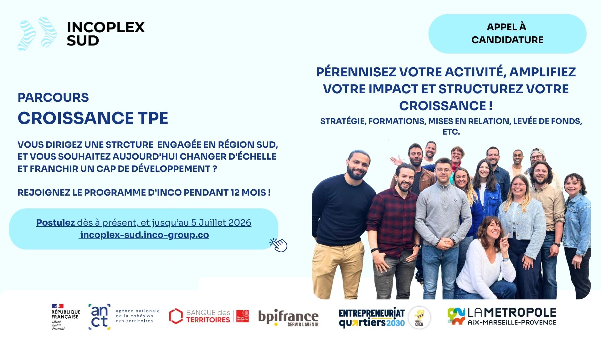 Parcours Croissance TPE d&rsquo;Inco